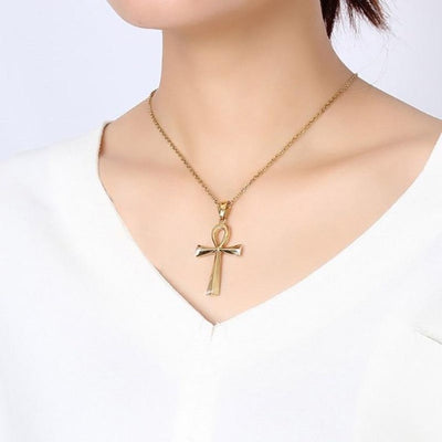 {{ Titulo del producto }} Elegant Egyptian Retro Ankh Necklace with cross and pendants, Vintage Crux Ansata gold colored prayer jewelry. - URBAN CHIC CLOTHING {{ tipo de producto }} {{product_vendor}} {{variant_title}} {{ Titulo del producto }} {{ tipo de producto }} {{product_vendor}} {{variant_title}}