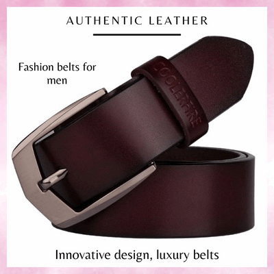 Men's fashionable belts with a classic design