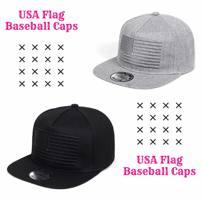 Hip-Hop Fashion USA Flag Embroidery Baseball Caps